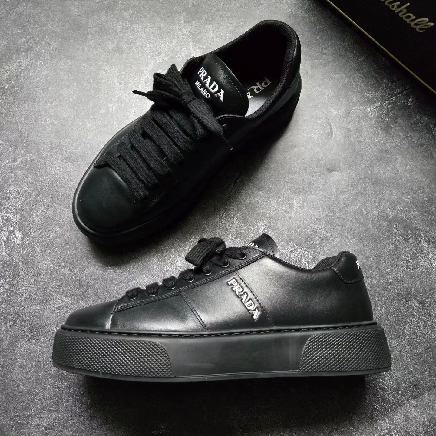Prada Prada Black Lowtop Sneakers 42 Men Size US 9 / EU 42 - 4 Thumbnail
