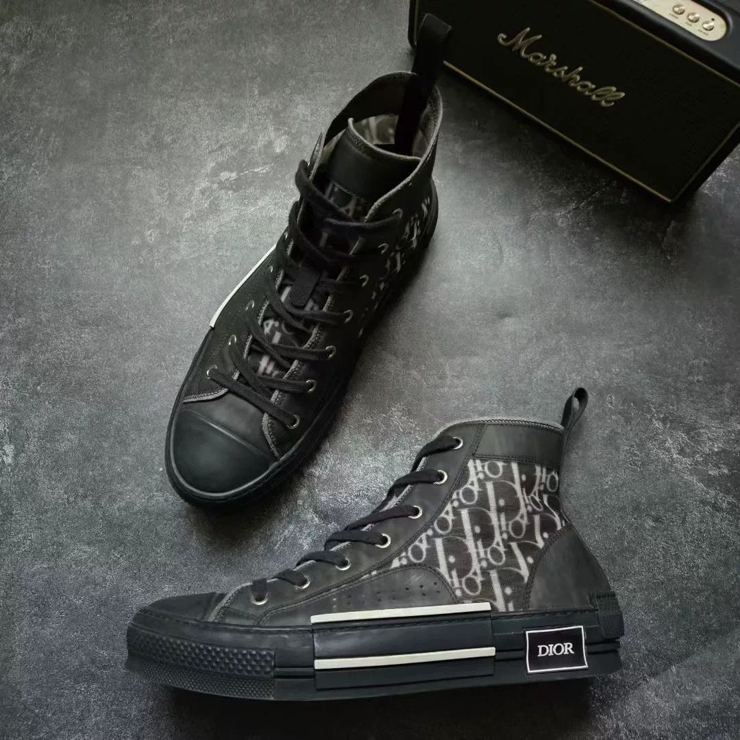Dior Dior Black Hitop Sneakers 23 Men Size US 10 / EU 43 - 4 Thumbnail