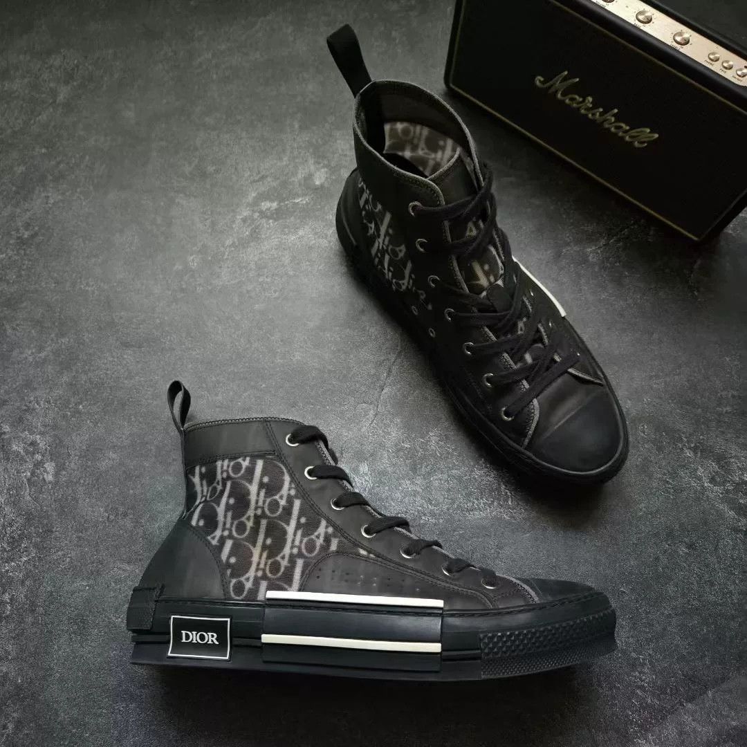 Dior Dior Black Hitop Sneakers 23 Men Size US 10 / EU 43 - 5 Thumbnail
