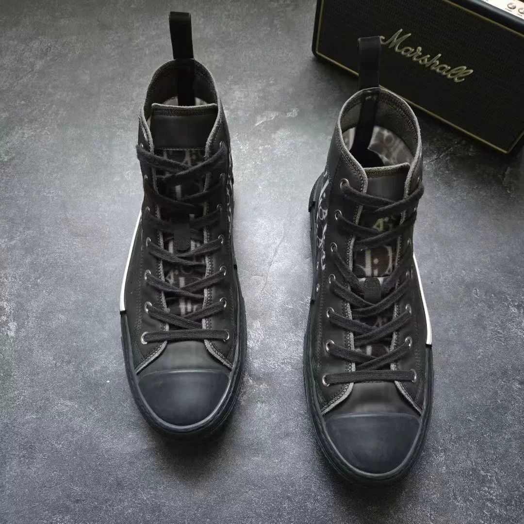 Dior Dior Black Hitop Sneakers 23 Men Size US 10 / EU 43 - 3 Thumbnail