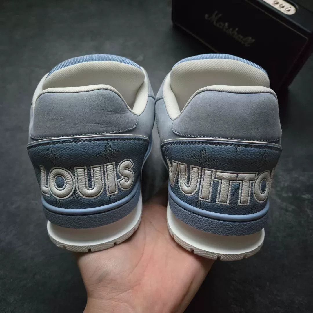 Louis Vuitton Louis Vuitton Training Blue Lowtop Sneakers 25 Men Size US 10 / EU 43 - 6 Thumbnail