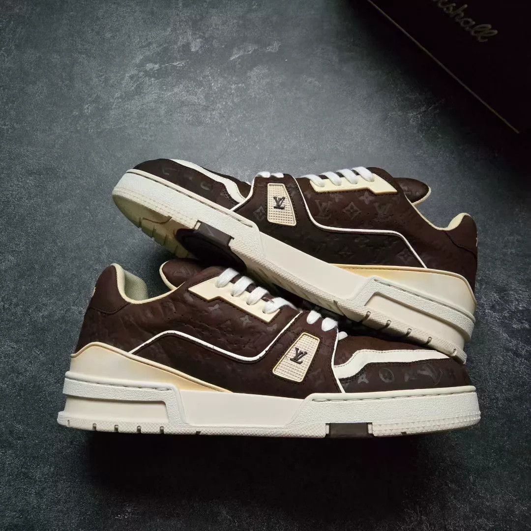 Louis Vuitton Louis Vuitton Training Brown Lowtop Sneakers 41 Men Size US 8.5 / EU 41-42 - 2 Thumbnail