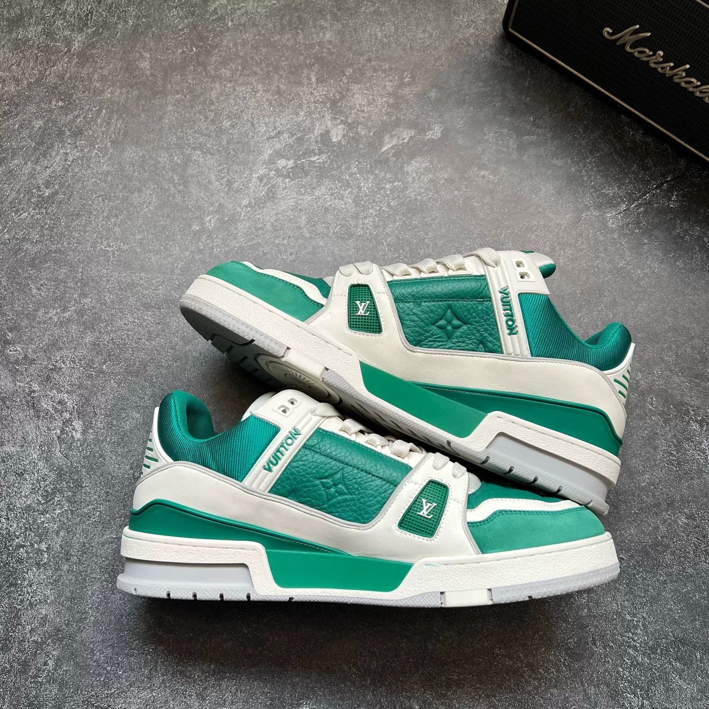 Louis Vuitton Louis Vuitton Training Green Lowtop Sneakers 25 Men Size US 10 / EU 43 - 3 Thumbnail