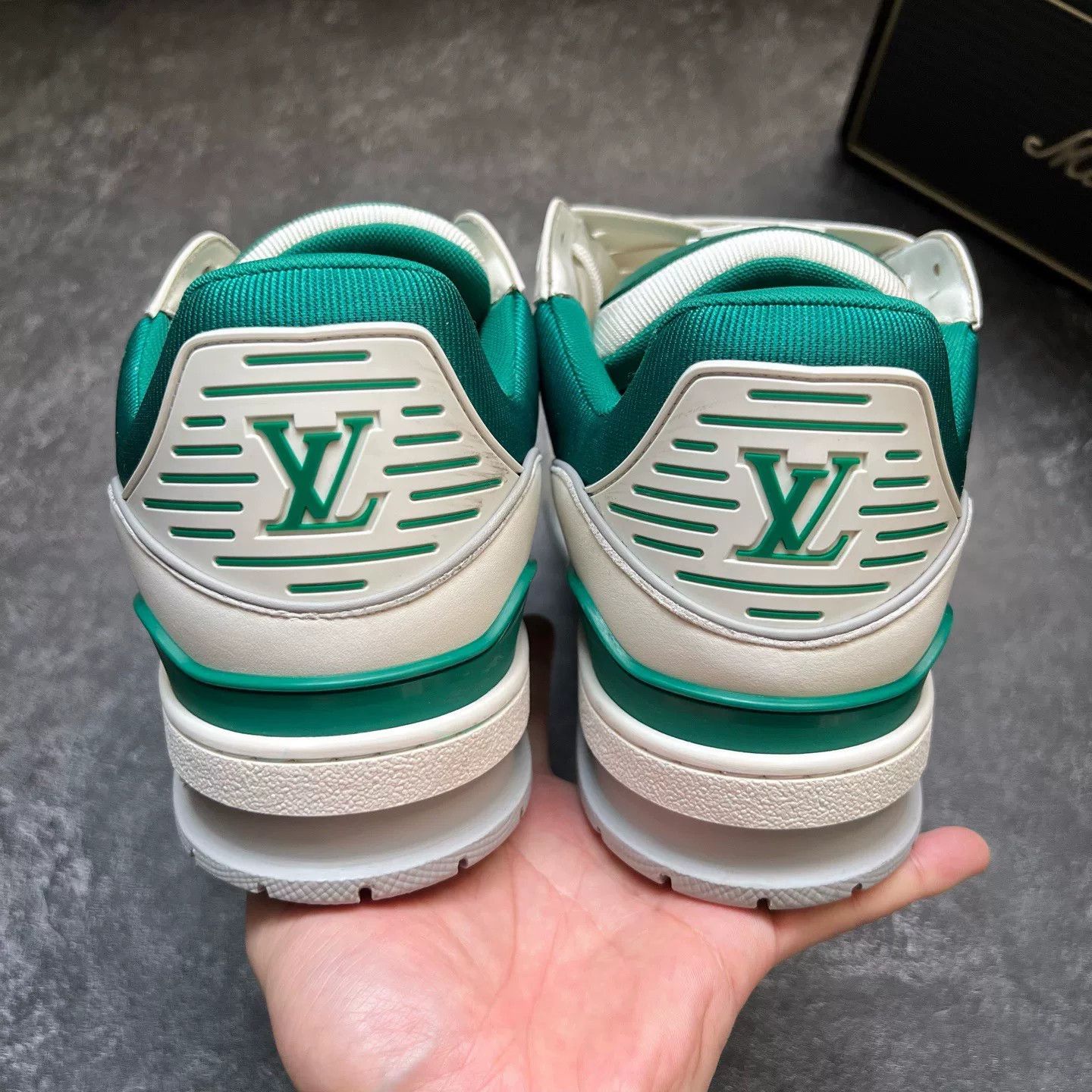 Louis Vuitton Louis Vuitton Training Green Lowtop Sneakers 25 Men Size US 10 / EU 43 - 7 Thumbnail