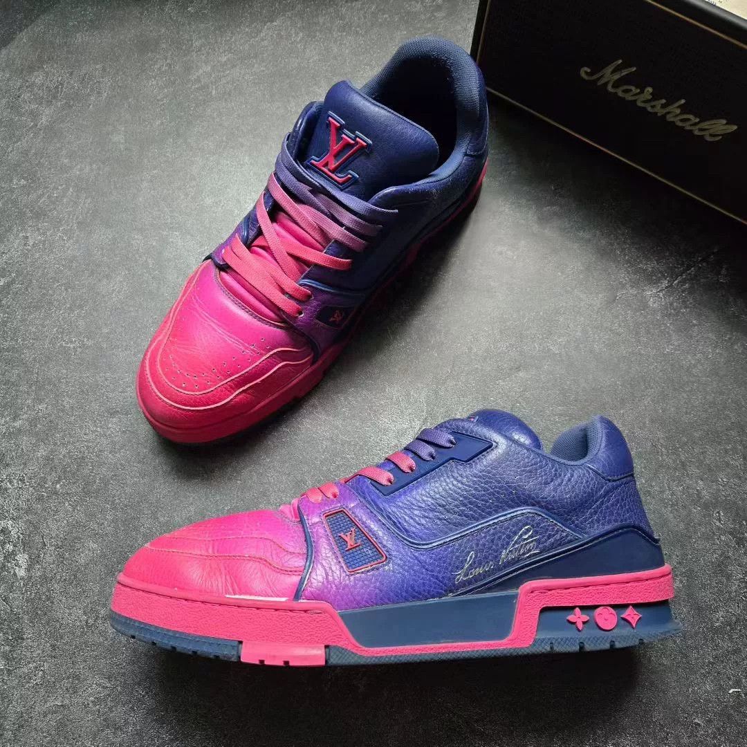 Louis Vuitton Louis Vuitton Training Purple Lowtop Sneakers 41 Men Size US 8.5 / EU 41-42 - 4 Thumbnail