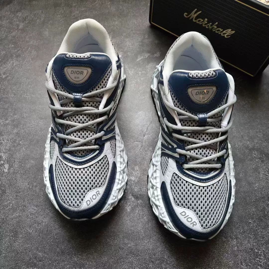 Dior Dior Blue Lowtop Sneakers 35 Men Size US 5 / EU 37 - 3 Thumbnail