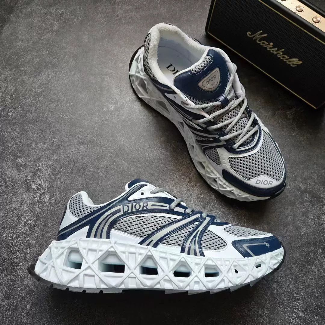 Dior Dior Blue Lowtop Sneakers 35 Men Size US 5 / EU 37 - 5 Thumbnail