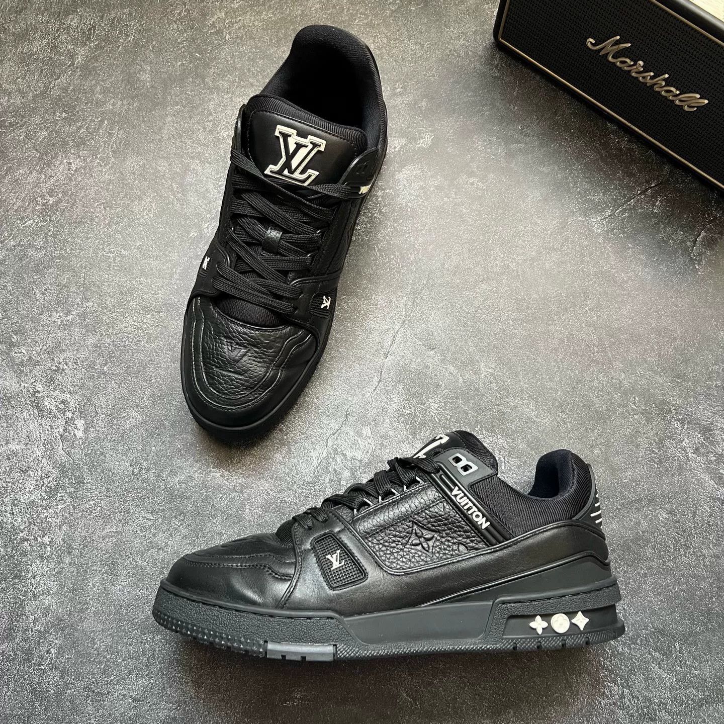 Louis Vuitton Louis Vuitton Training Black Lowtop Sneakers 42 Men Size US 9 / EU 42 - 4 Thumbnail