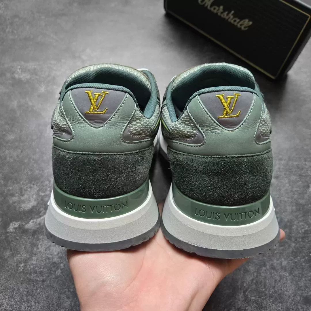 Louis Vuitton Louis Vuitton Green Lowtop Sneakers 41 Men Size US 8.5 / EU 41-42 - 6 Thumbnail