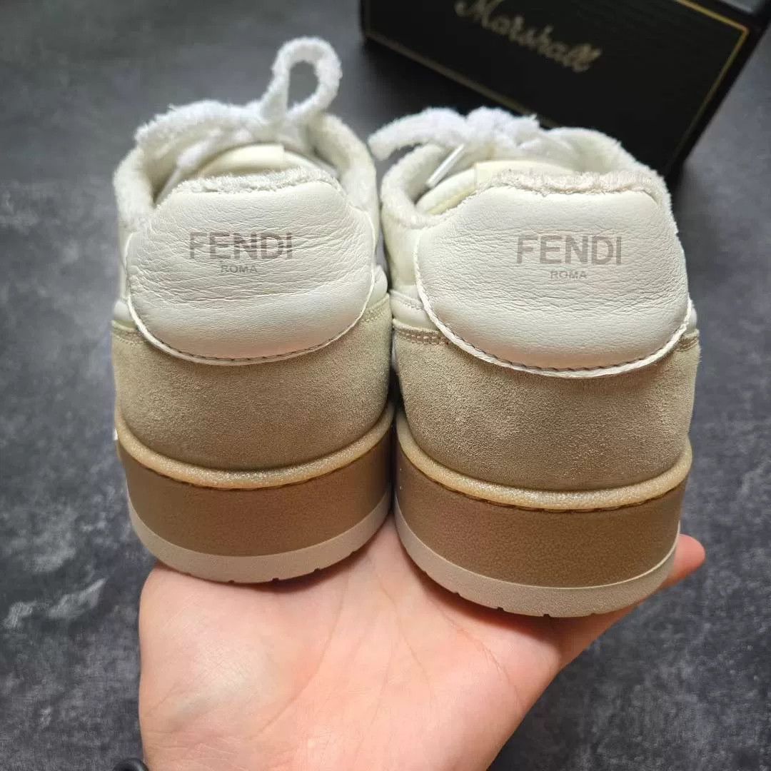 Fendi Fendi White Lowtop Sneakers 11 Men Size US 11 / EU 44 - 6 Thumbnail