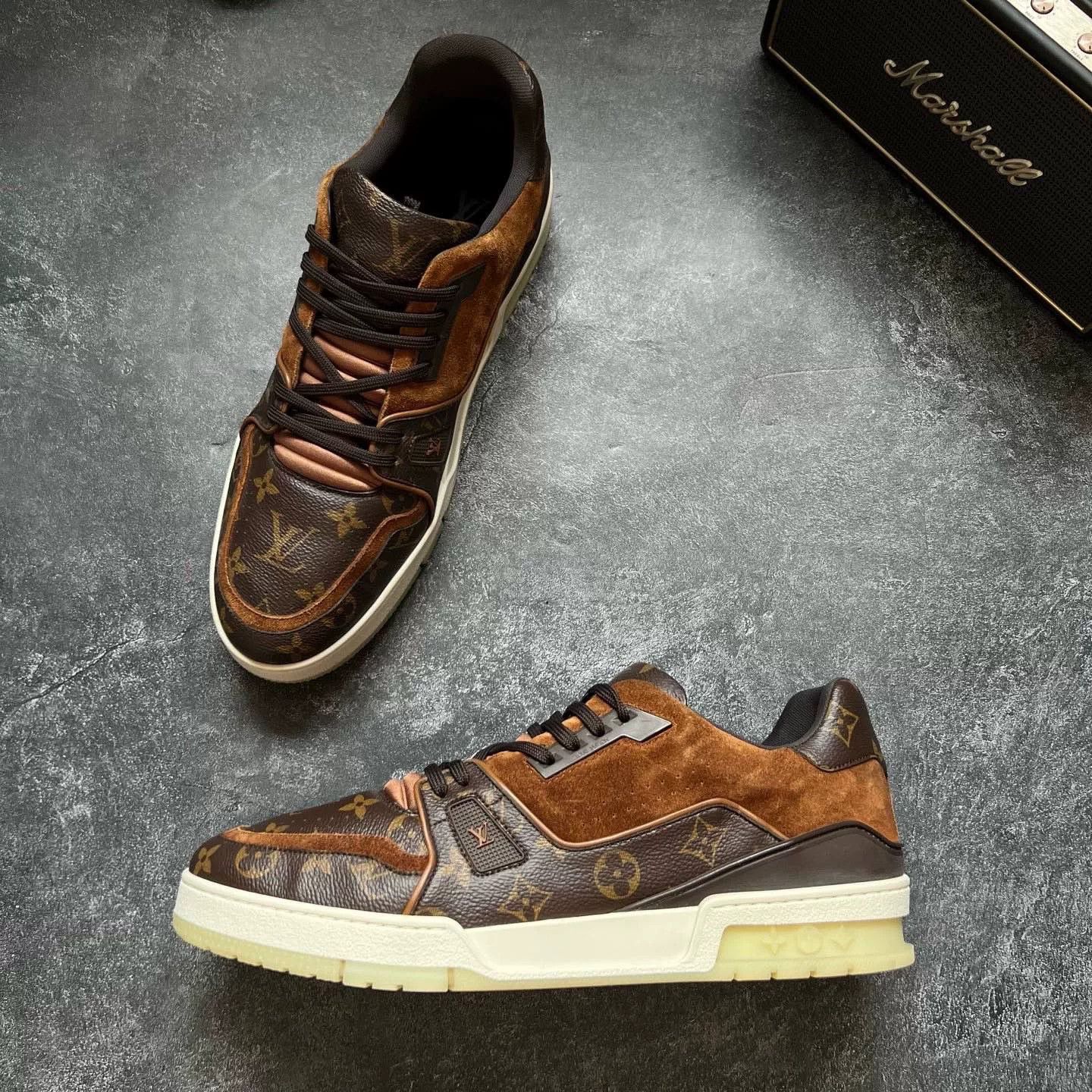 Louis Vuitton Louis Vuitton Training Brown Lowtop Sneakers 11 Men Size US 11 / EU 44 - 4 Thumbnail