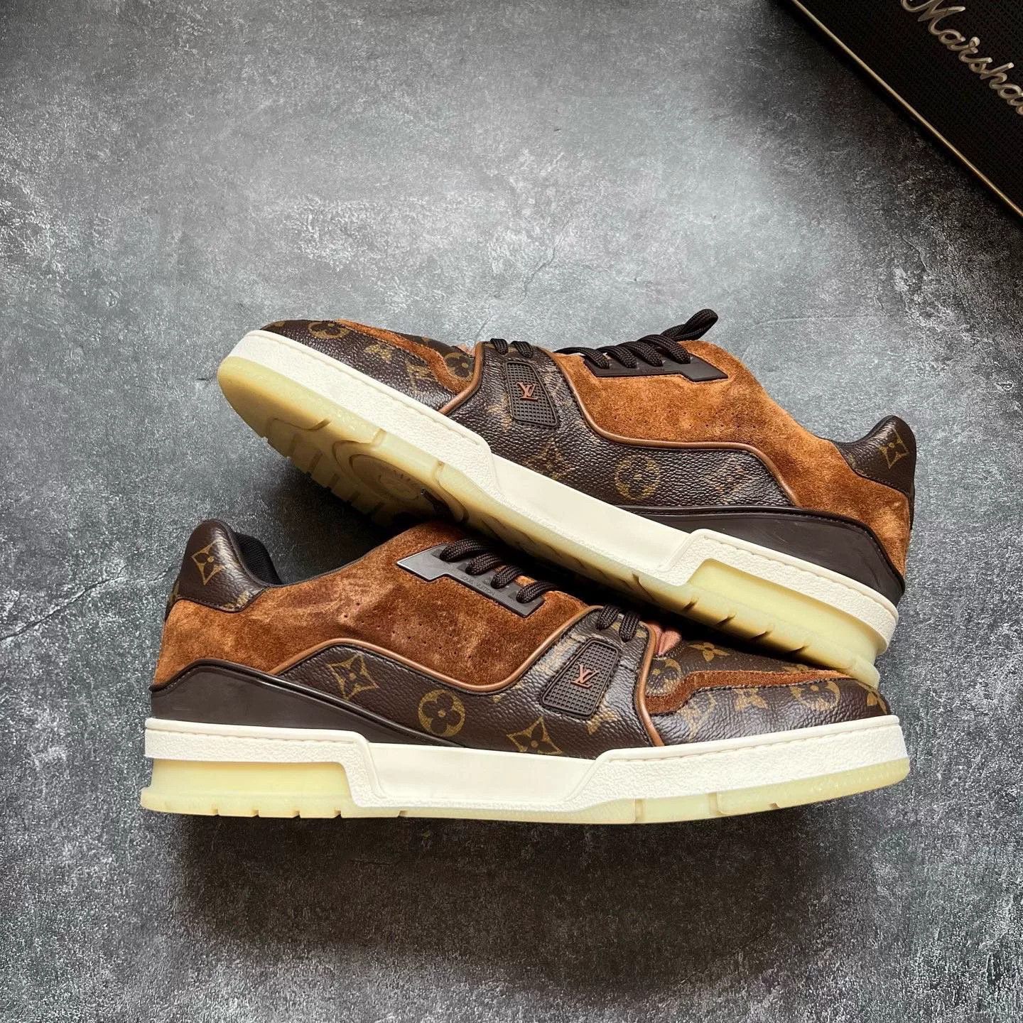 Louis Vuitton Louis Vuitton Training Brown Lowtop Sneakers 11 Men Size US 11 / EU 44 - 2 Thumbnail