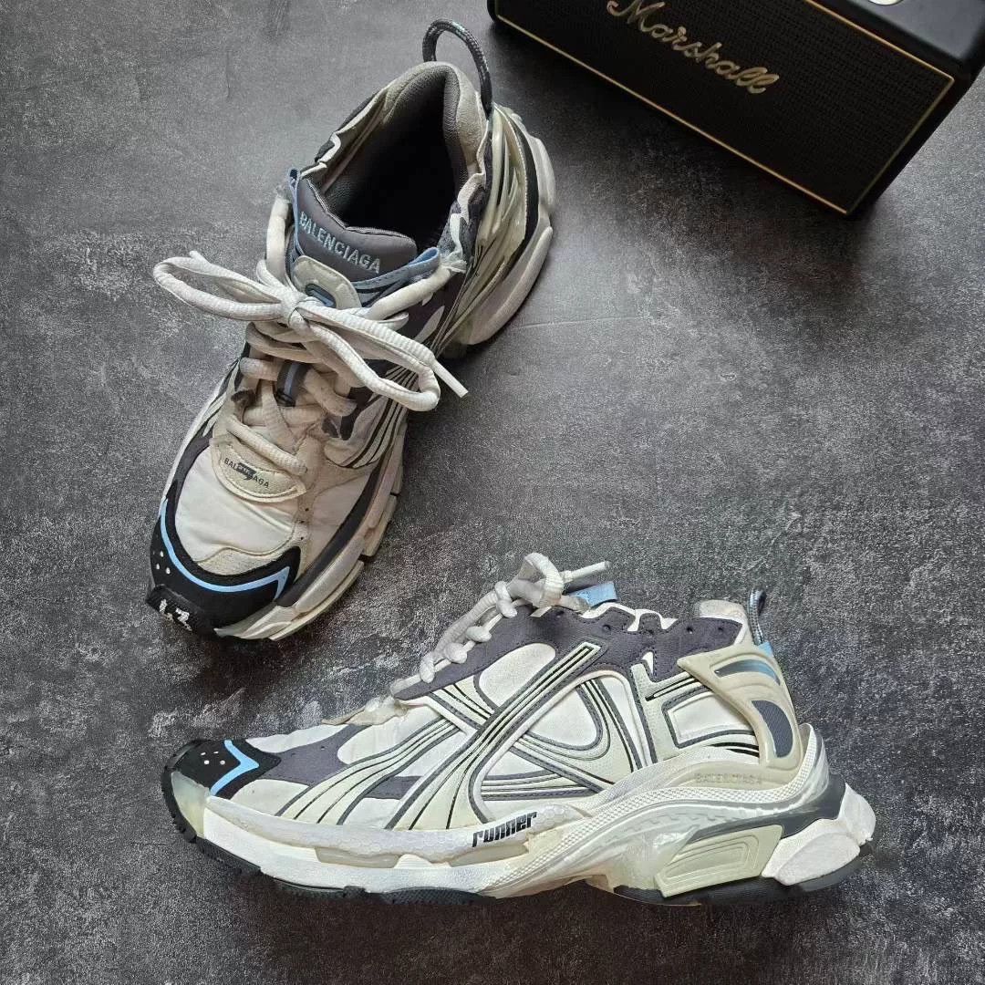 Balenciaga Balenciaga Running Black Lowtop Sneakers 43 Men Size US 10 / EU 43 - 4 Thumbnail