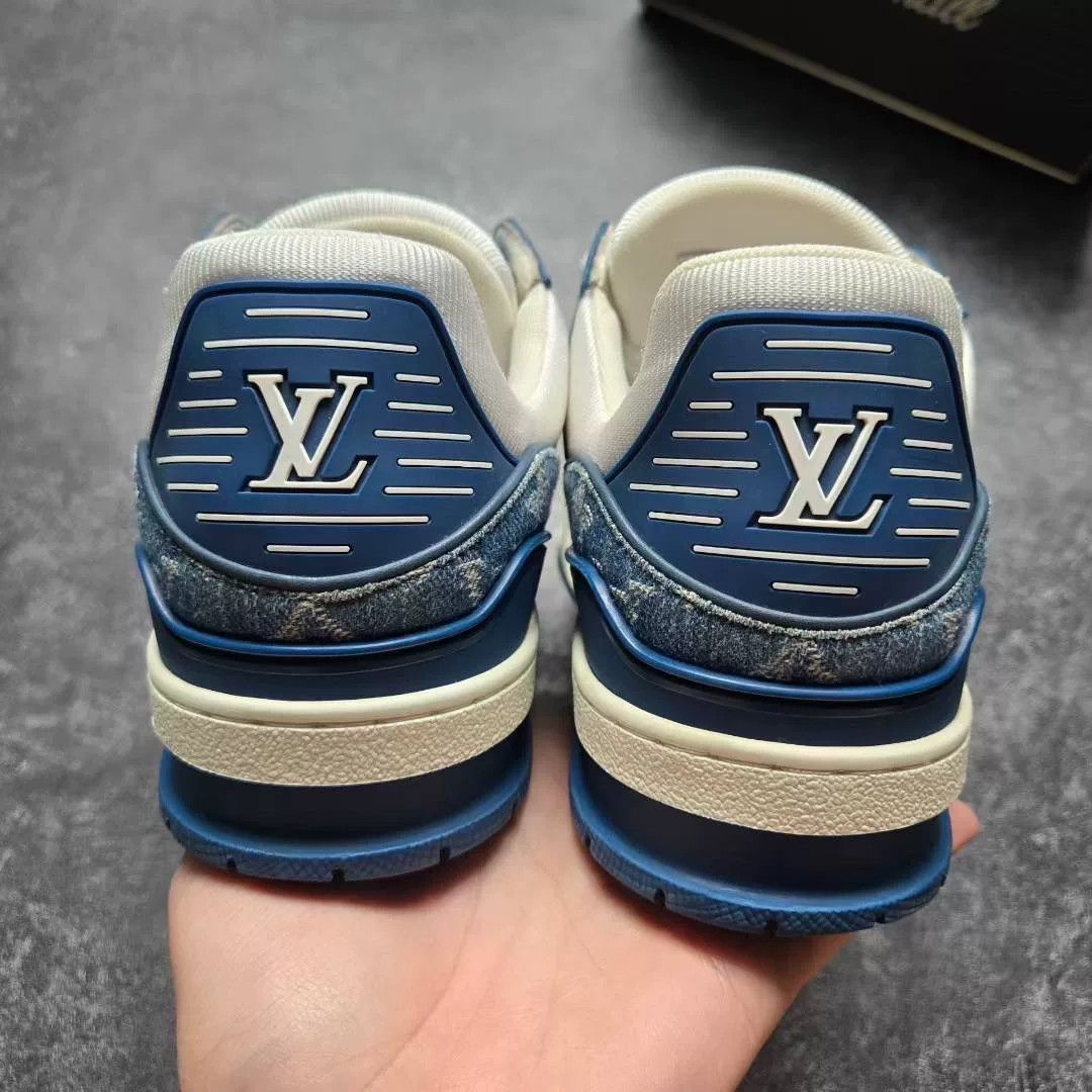 Louis Vuitton Louis Vuitton Training Blue Lowtop Sneakers 40 Men Size US 7.5 / EU 40-41 - 6 Thumbnail