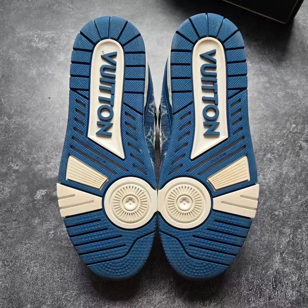 Louis Vuitton Louis Vuitton Training Blue Lowtop Sneakers 40 Men Size US 7.5 / EU 40-41 - 7 Thumbnail