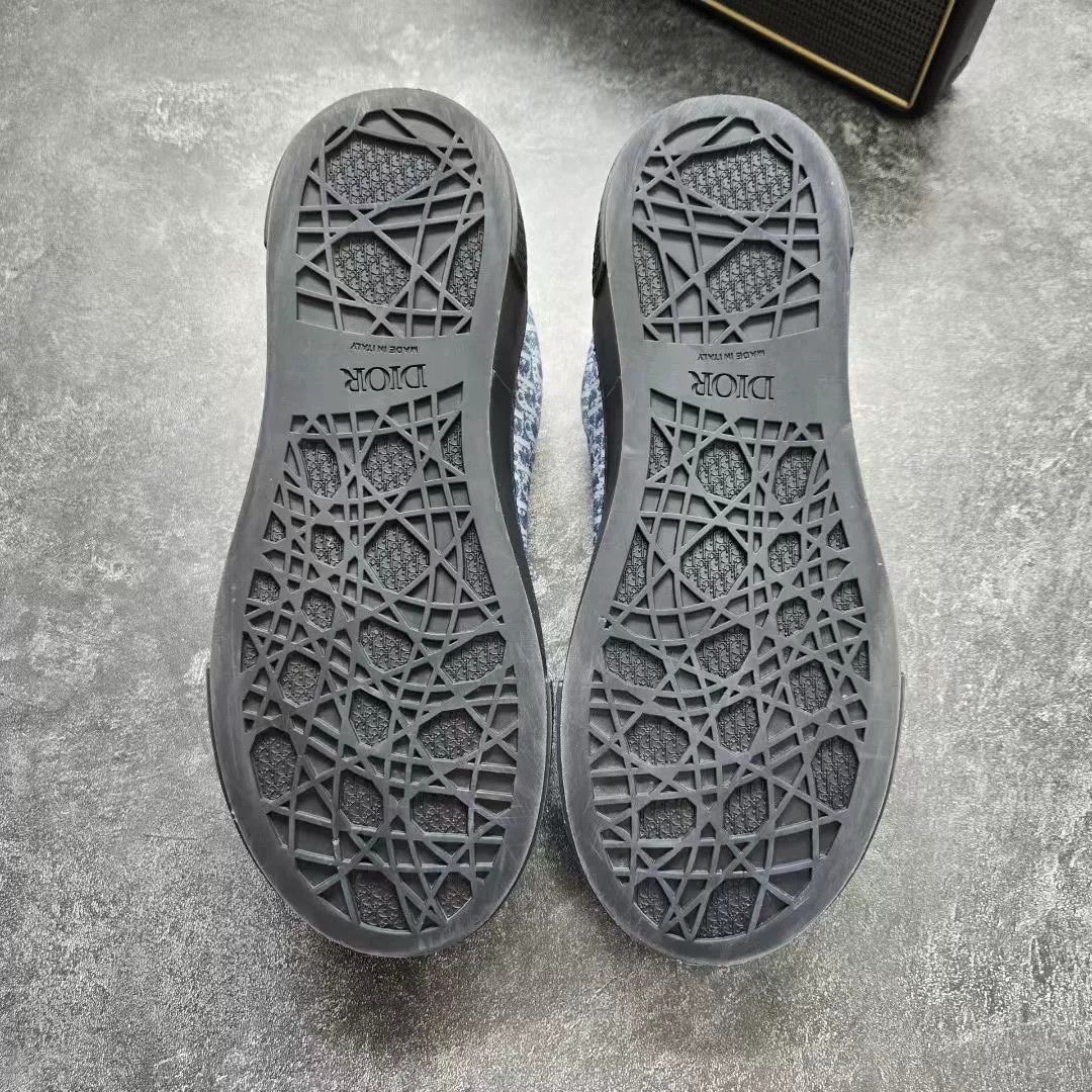 Dior Dior Collab Limited Blue Lowtop Sneakers 37 Women Size US 6.5 / IT 36.5 - 7 Thumbnail