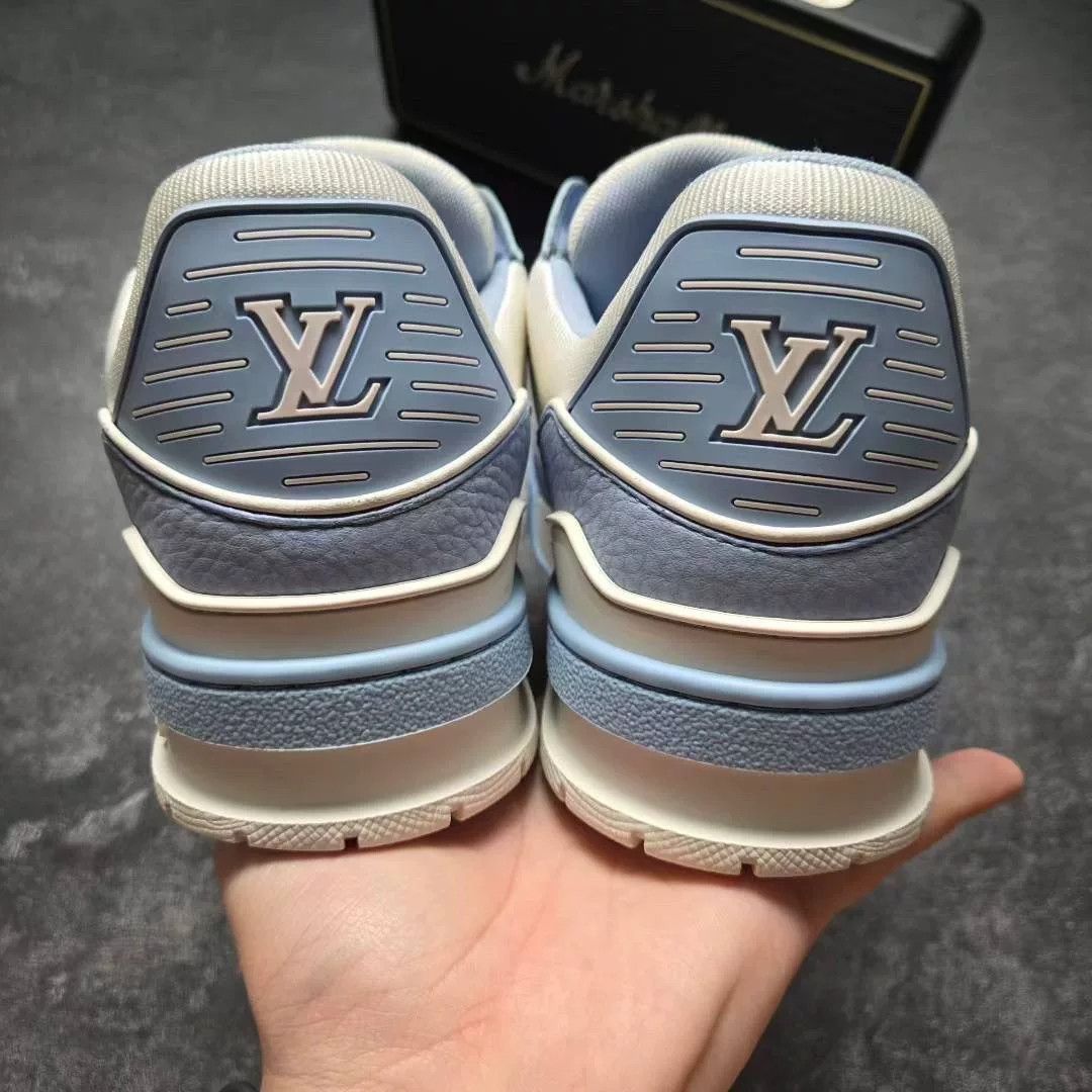Louis Vuitton Louis Vuitton Training Blue Lowtop Sneakers 41 Men Size US 8.5 / EU 41-42 - 5 Thumbnail