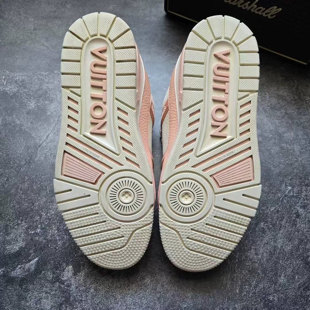 Louis Vuitton Louis Vuitton Training Pink Lowtop Sneakers 38 Women Size US 7.5 / IT 37.5 - 7 Thumbnail