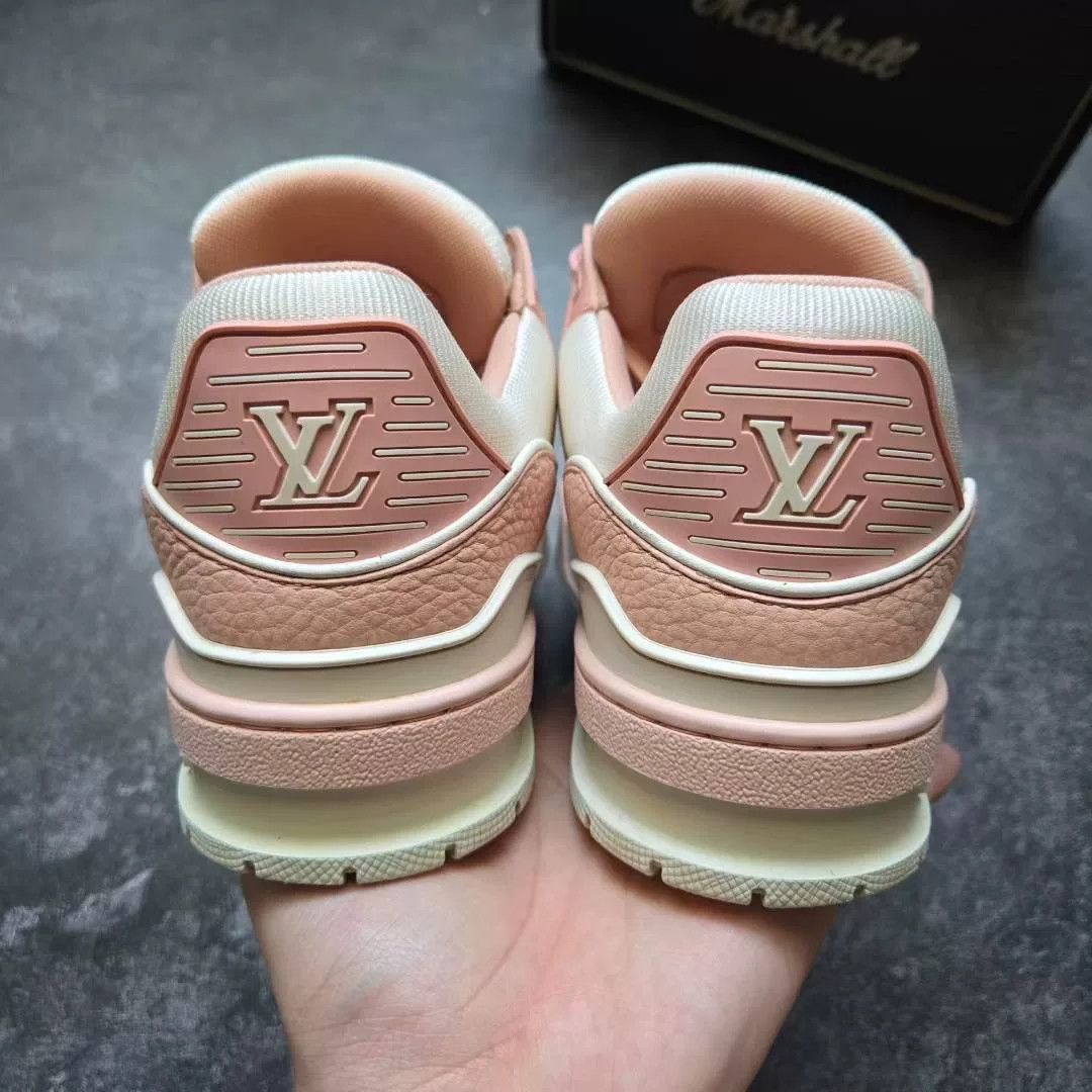 Louis Vuitton Louis Vuitton Training Pink Lowtop Sneakers 38 Women Size US 7.5 / IT 37.5 - 6 Thumbnail