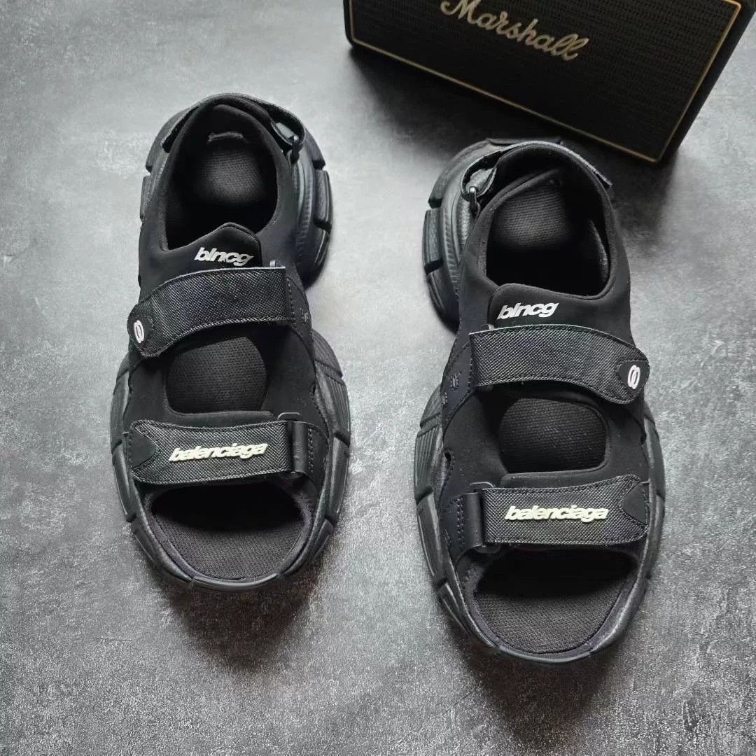 Balenciaga Balenciaga Black Sandals 41 Men Size US 8.5 / EU 41-42 - 3 Thumbnail