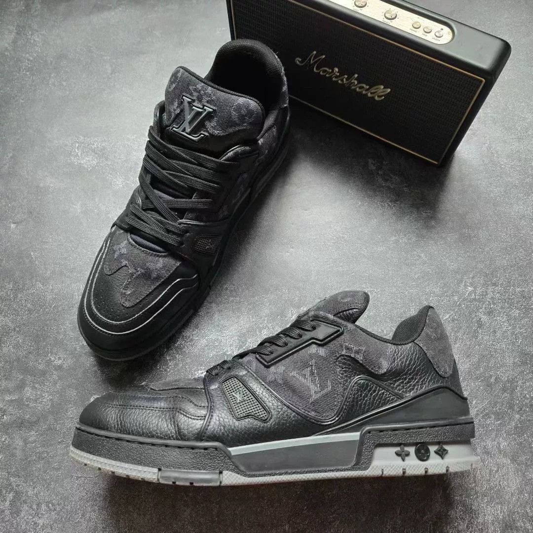 Louis Vuitton Louis Vuitton Training Gray Lowtop Sneakers 9.5 Men Size US 9.5 / EU 42-43 - 4 Thumbnail