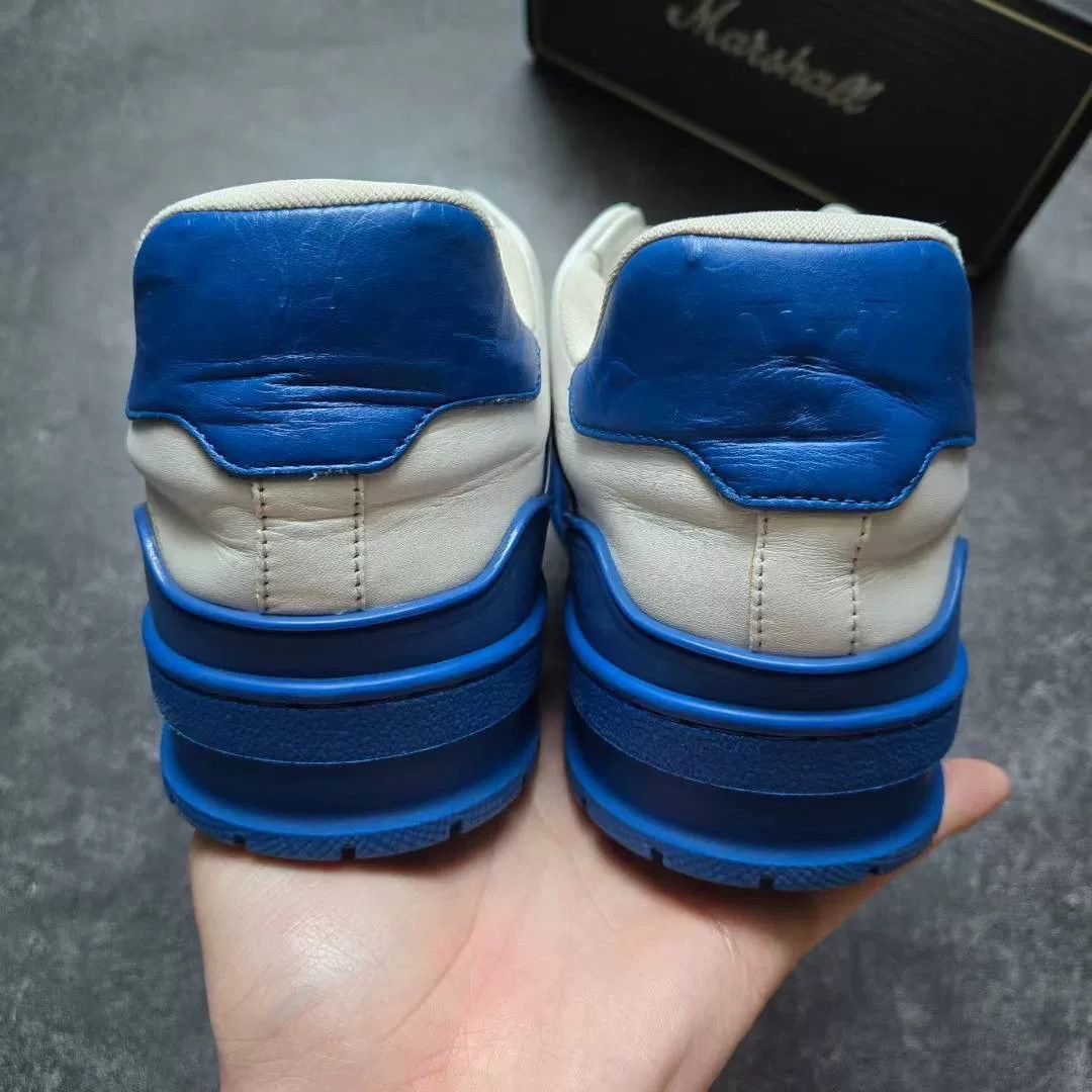 Louis Vuitton Louis Vuitton Training Blue Lowtop Sneakers 42 Men Size US 9 / EU 42 - 6 Thumbnail