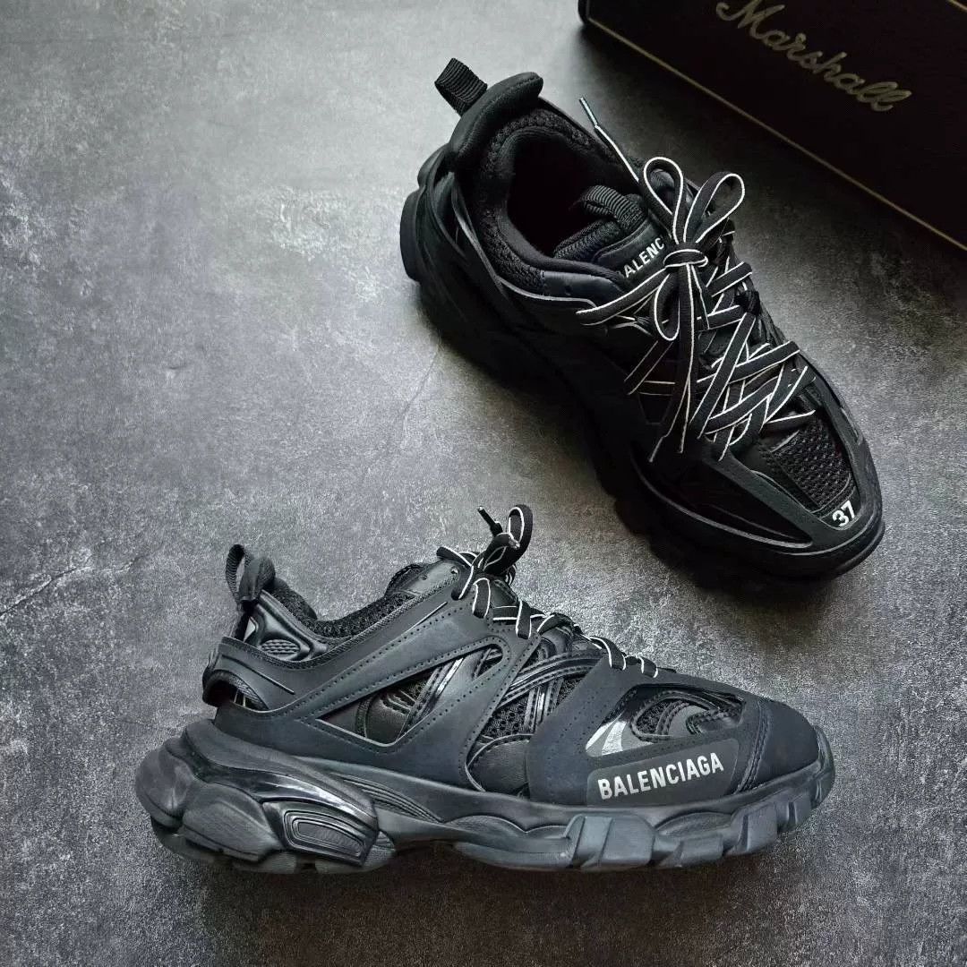 Balenciaga Balenciaga Black Lowtop Sneakers 37 Women Size US 6.5 / IT 36.5 - 5 Thumbnail