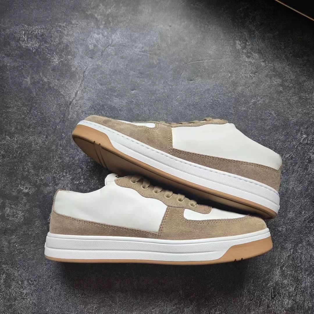 Prada Prada White Lowtop Sneakers 37 Women Size US 6.5 / IT 36.5 - 2 Thumbnail