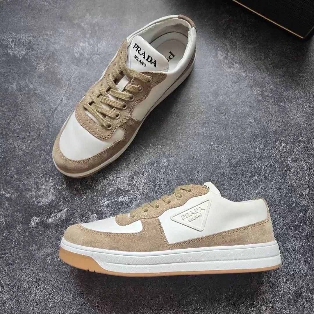 Prada Prada White Lowtop Sneakers 37 Women Size US 6.5 / IT 36.5 - 4 Thumbnail