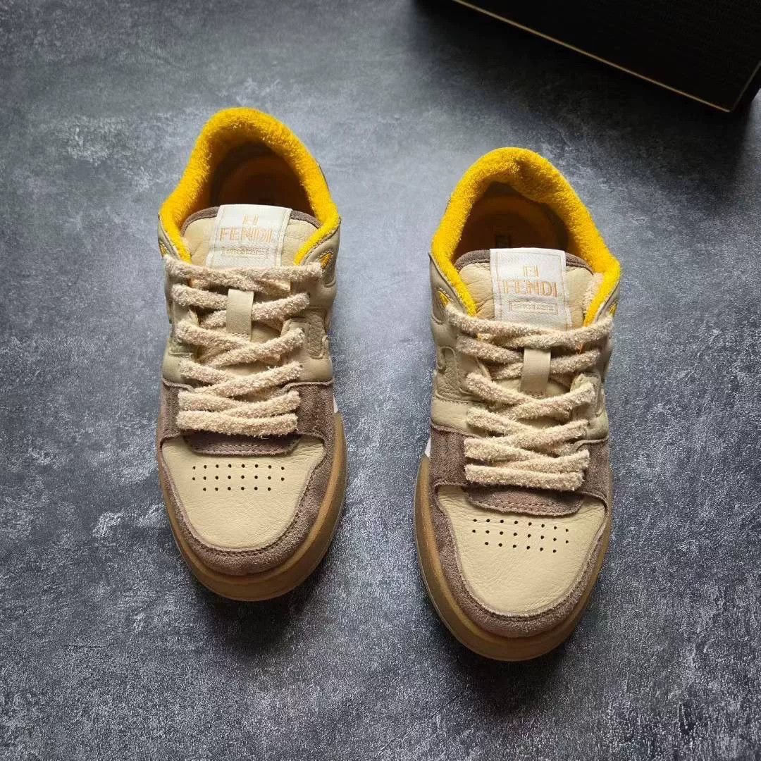 Fendi Fendi Beige Lowtop Sneakers 37 Women Size US 6.5 / IT 36.5 - 3 Thumbnail