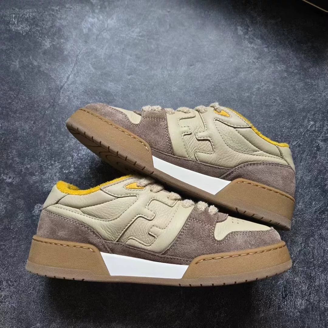 Fendi Fendi Beige Lowtop Sneakers 37 Women Size US 6.5 / IT 36.5 - 2 Thumbnail