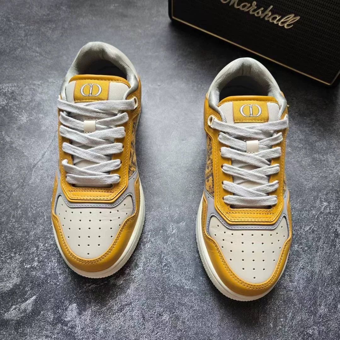 Dior Dior Yellow Lowtop Sneakers 27 Women Size US 8 / IT 38 - 3 Thumbnail