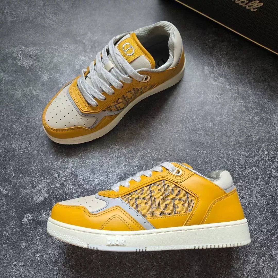 Dior Dior Yellow Lowtop Sneakers 27 Women Size US 8 / IT 38 - 4 Thumbnail