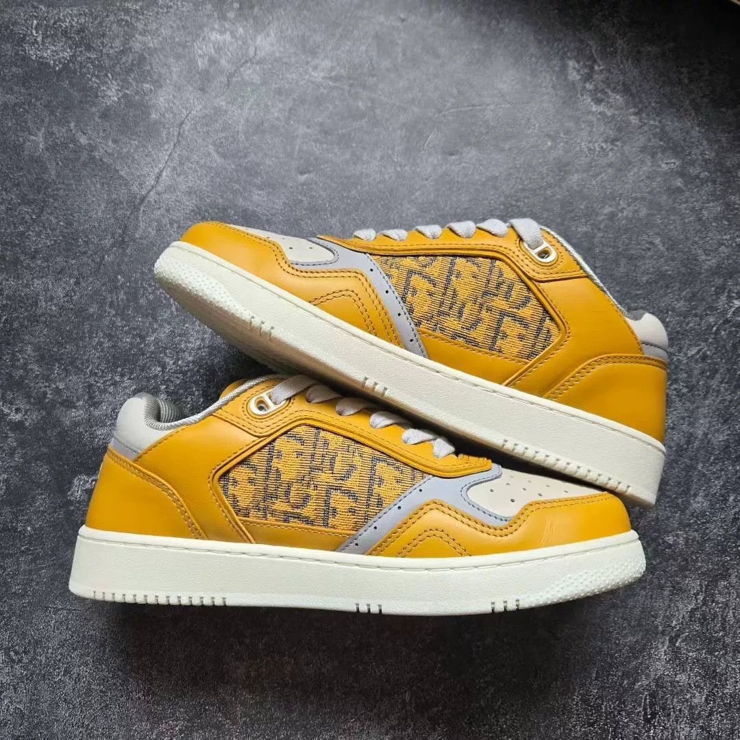 Dior Dior Yellow Lowtop Sneakers 27 Women Size US 8 / IT 38 - 2 Thumbnail