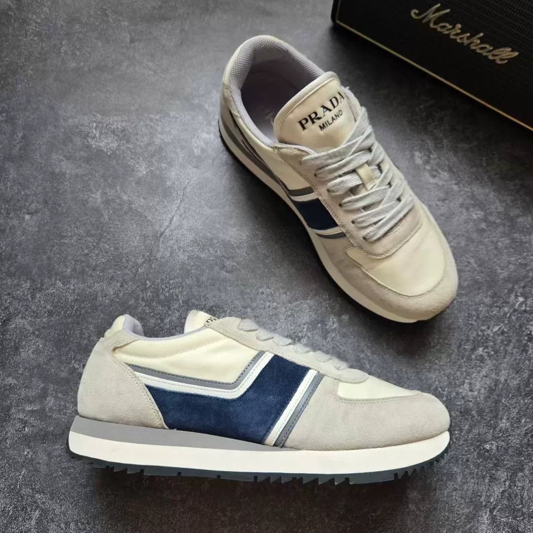 Prada Prada Blue Lowtop Sneakers 41 Men Size US 8.5 / EU 41-42 - 4 Thumbnail