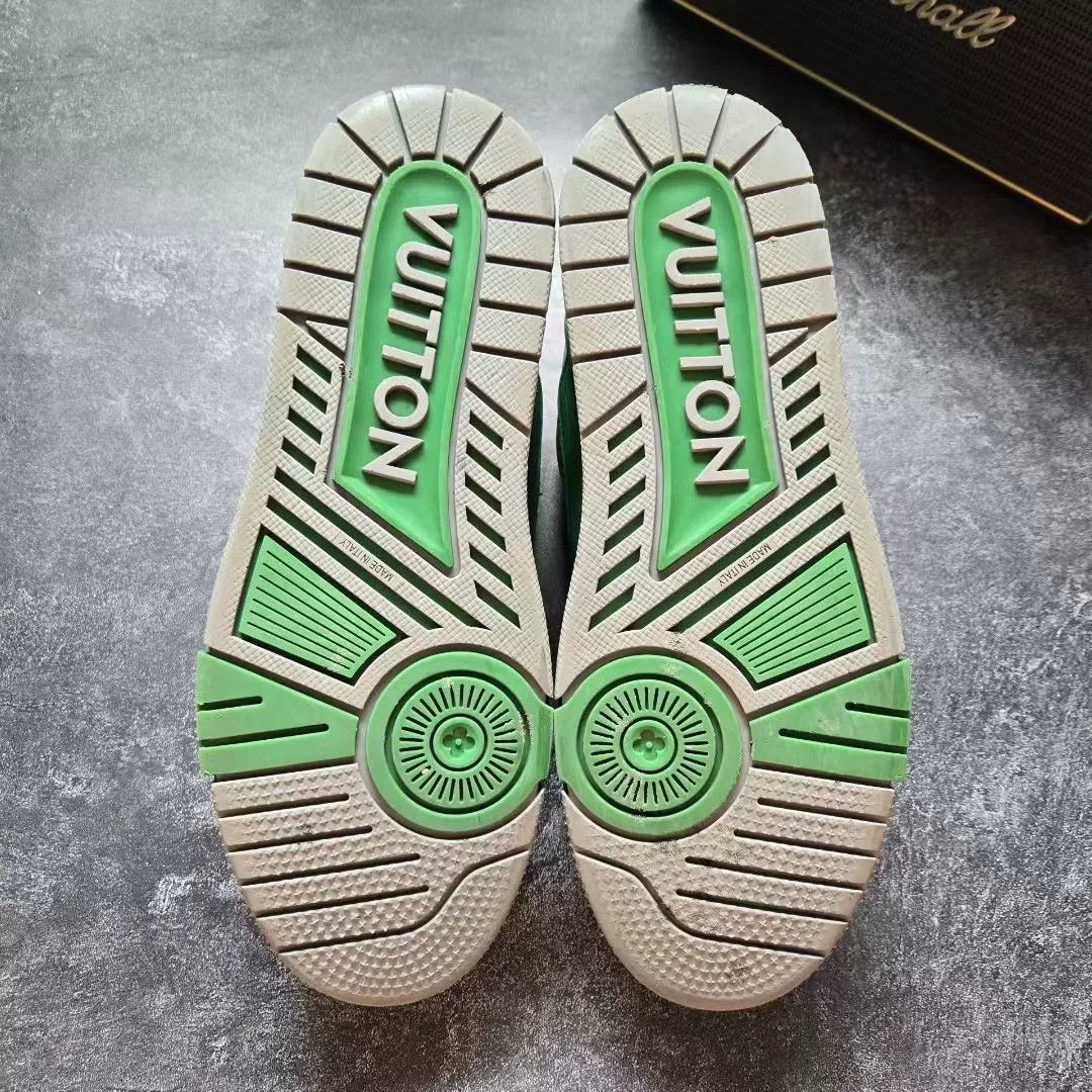 Louis Vuitton Louis Vuitton Training Green Lowtop Sneakers 41 Men Size US 8.5 / EU 41-42 - 7 Thumbnail