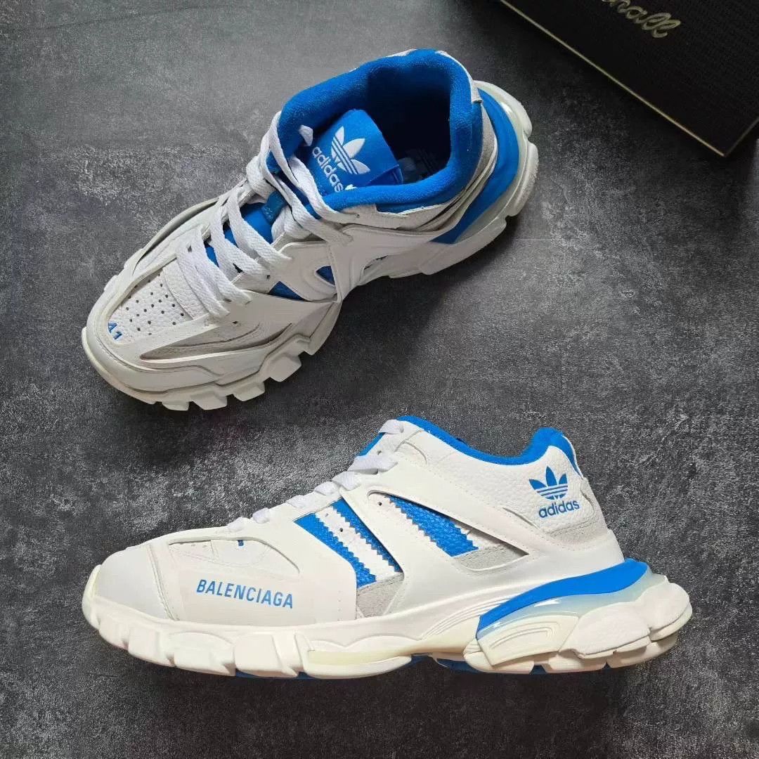 Balenciaga Balenciaga Collab Blue Lowtop Sneakers 41 Men Size US 8.5 / EU 41-42 - 4 Thumbnail