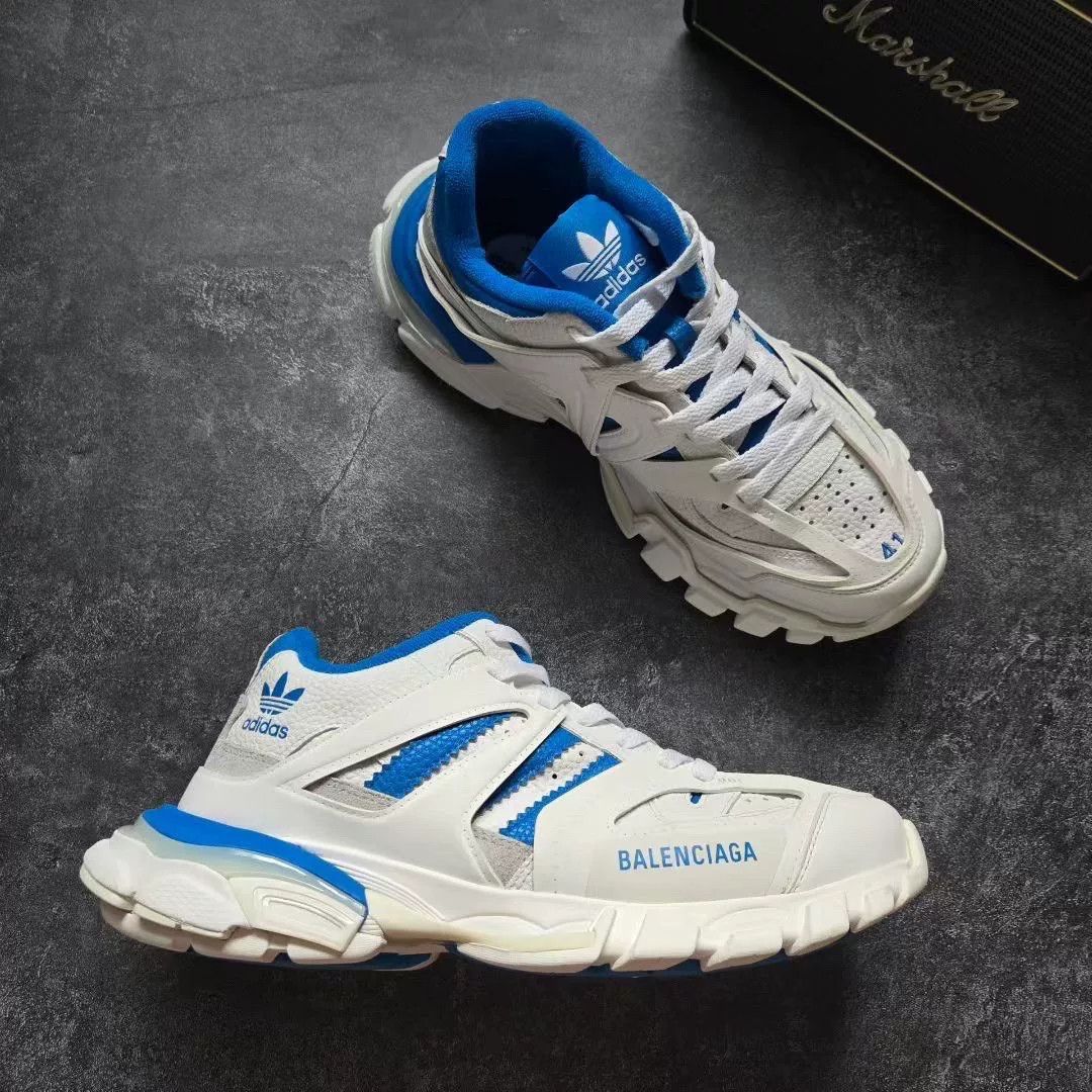 Balenciaga Balenciaga Collab Blue Lowtop Sneakers 41 Men Size US 8.5 / EU 41-42 - 5 Thumbnail