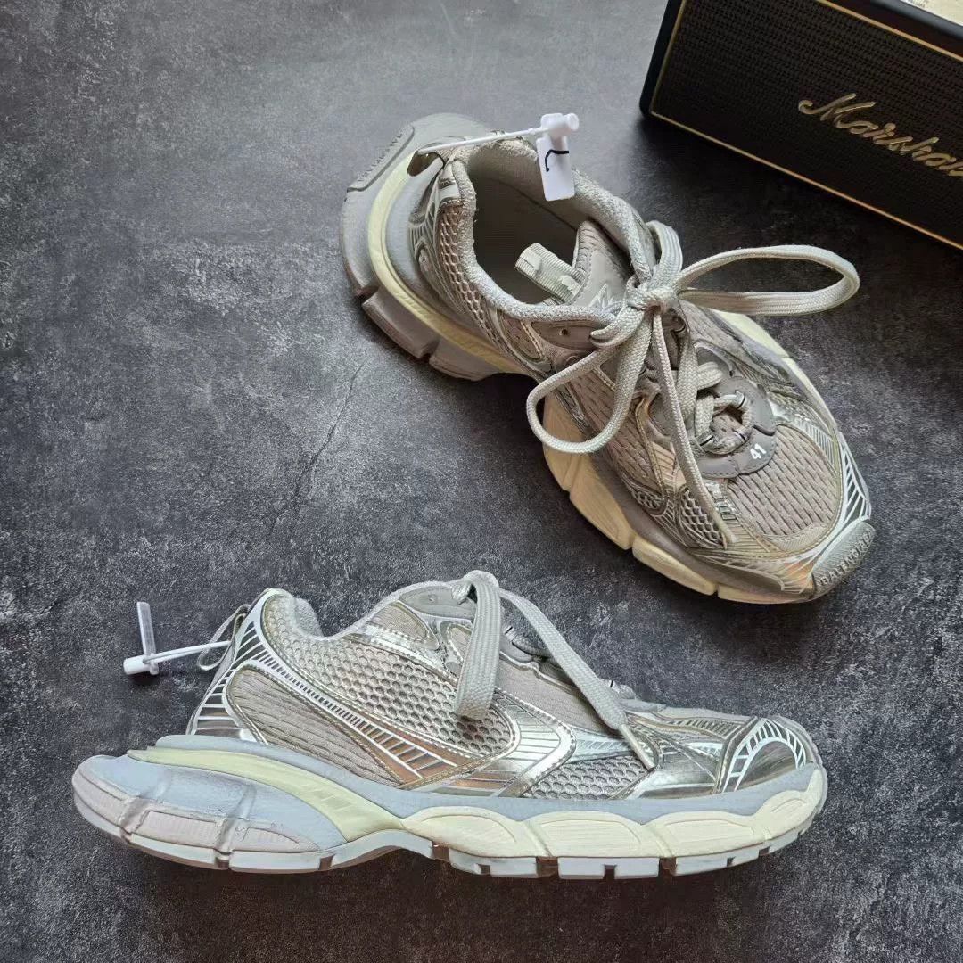 Balenciaga Balenciaga Beige Lowtop Sneakers XXXL Men Size US 10 / EU 43 - 5 Thumbnail