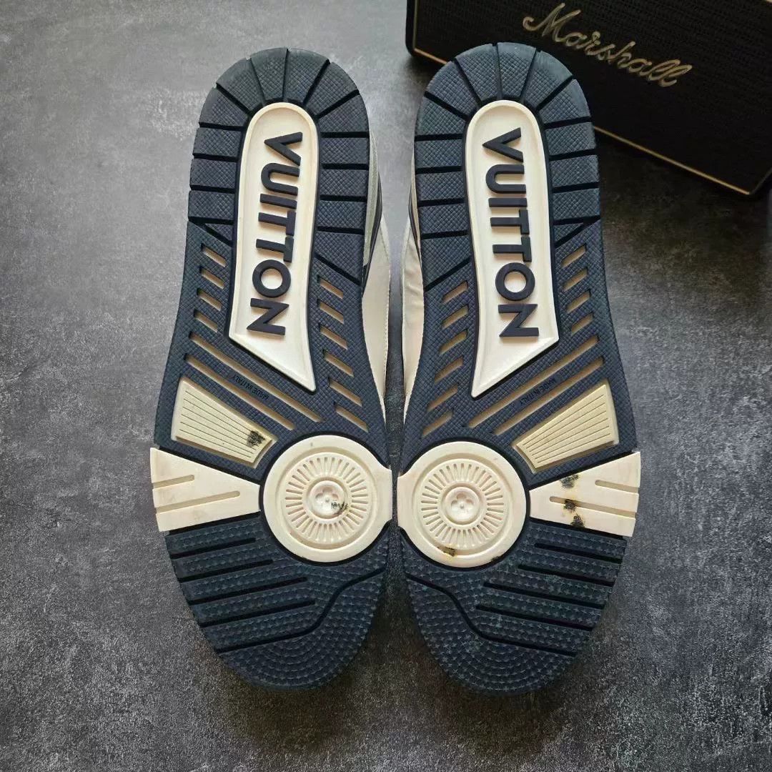 Louis Vuitton Louis Vuitton Training Blue Lowtop Sneakers 42 Men Size US 9 / EU 42 - 7 Thumbnail