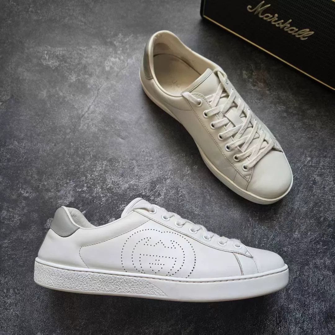 Gucci Gucci White Lowtop Sneakers 40 Men Size US 7.5 / EU 40-41 - 5 Thumbnail