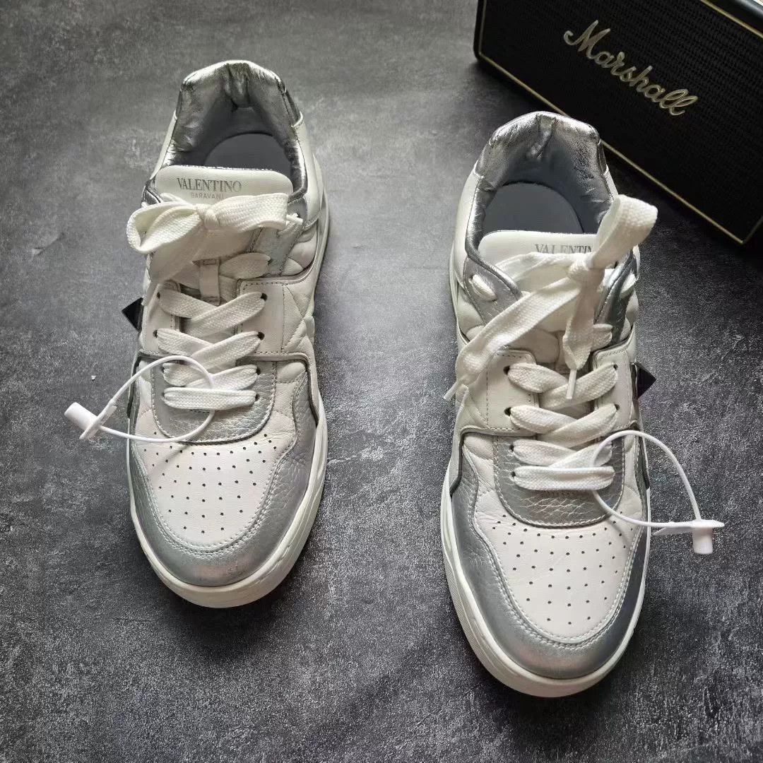 Valentino Valentino White Lowtop Sneakers 41 Men Size US 8.5 / EU 41-42 - 3 Thumbnail