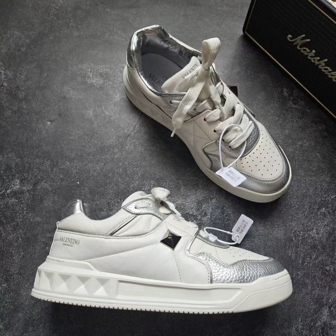 Valentino Valentino White Lowtop Sneakers 41 Men Size US 8.5 / EU 41-42 - 5 Thumbnail