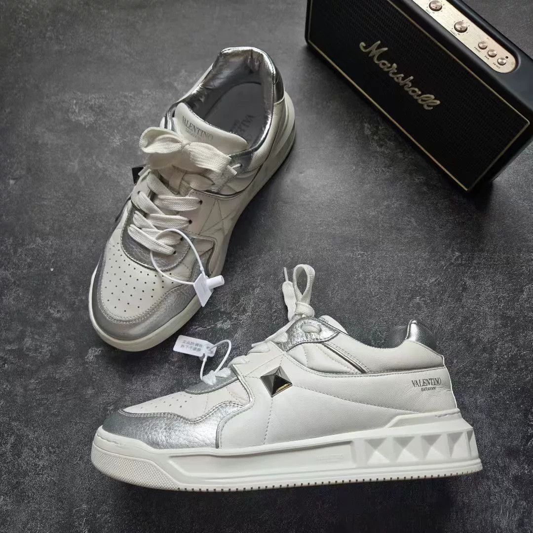 Valentino Valentino White Lowtop Sneakers 41 Men Size US 8.5 / EU 41-42 - 4 Thumbnail