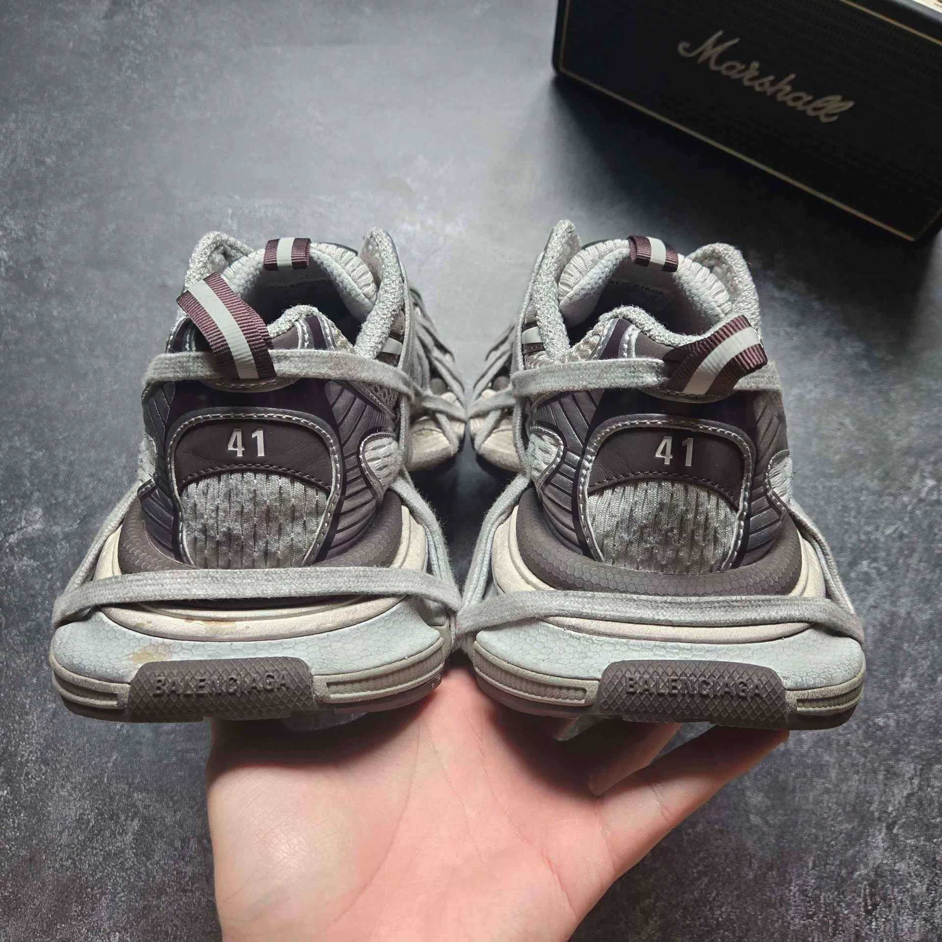 Balenciaga Balenciaga Gray Lowtop Sneakers XXXL Men Size US 10 / EU 43 - 6 Thumbnail