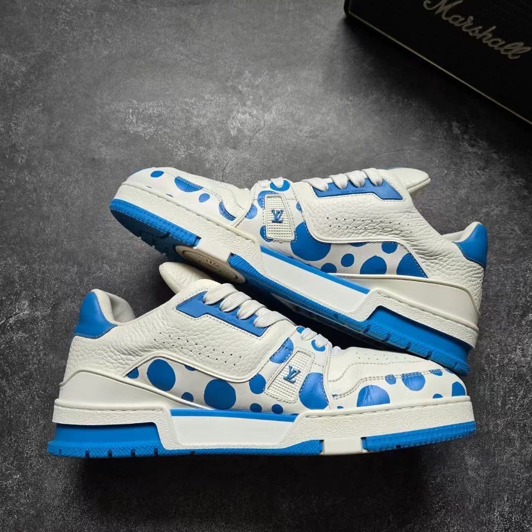Louis Vuitton Louis Vuitton Training Blue Lowtop Sneakers 42 Men Size US 9 / EU 42 - 2 Thumbnail