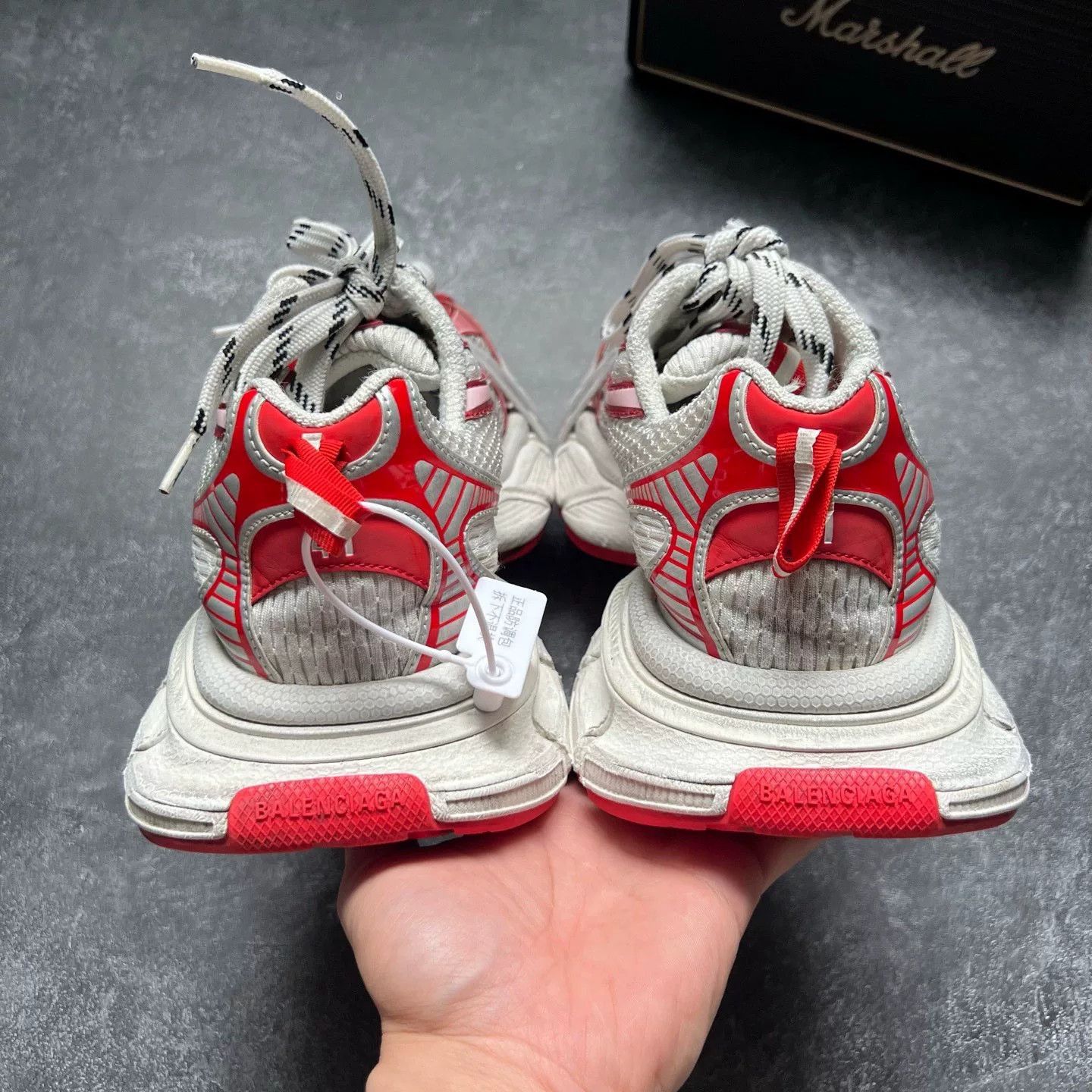 Balenciaga Balenciaga Red Lowtop Sneakers XXXL Men Size US 10 / EU 43 - 6 Thumbnail