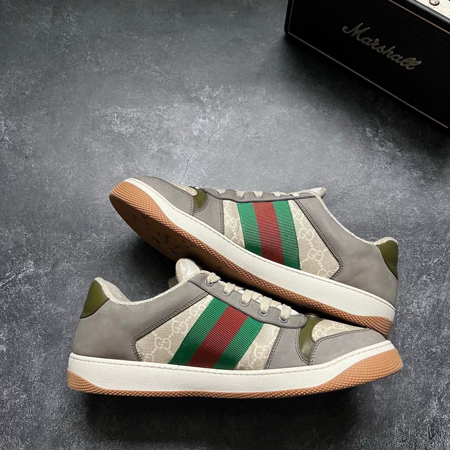 Gucci Gucci Gray Lowtop Sneakers 10 Men Size US 10 / EU 43 - 2 Thumbnail