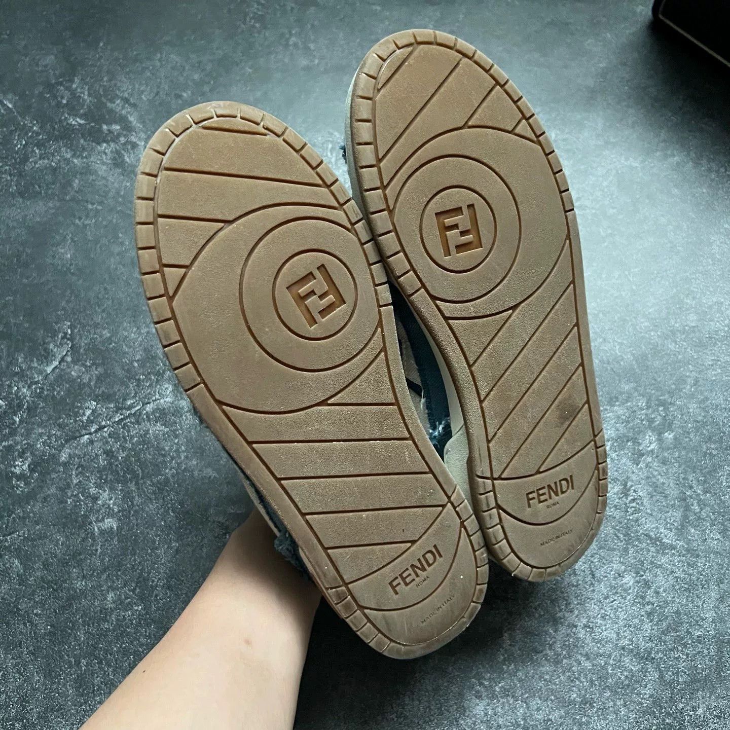 Fendi Fendi Denim Blue Lowtop Sneakers 39 Men Size US 6.5 / EU 39-40 - 7 Thumbnail