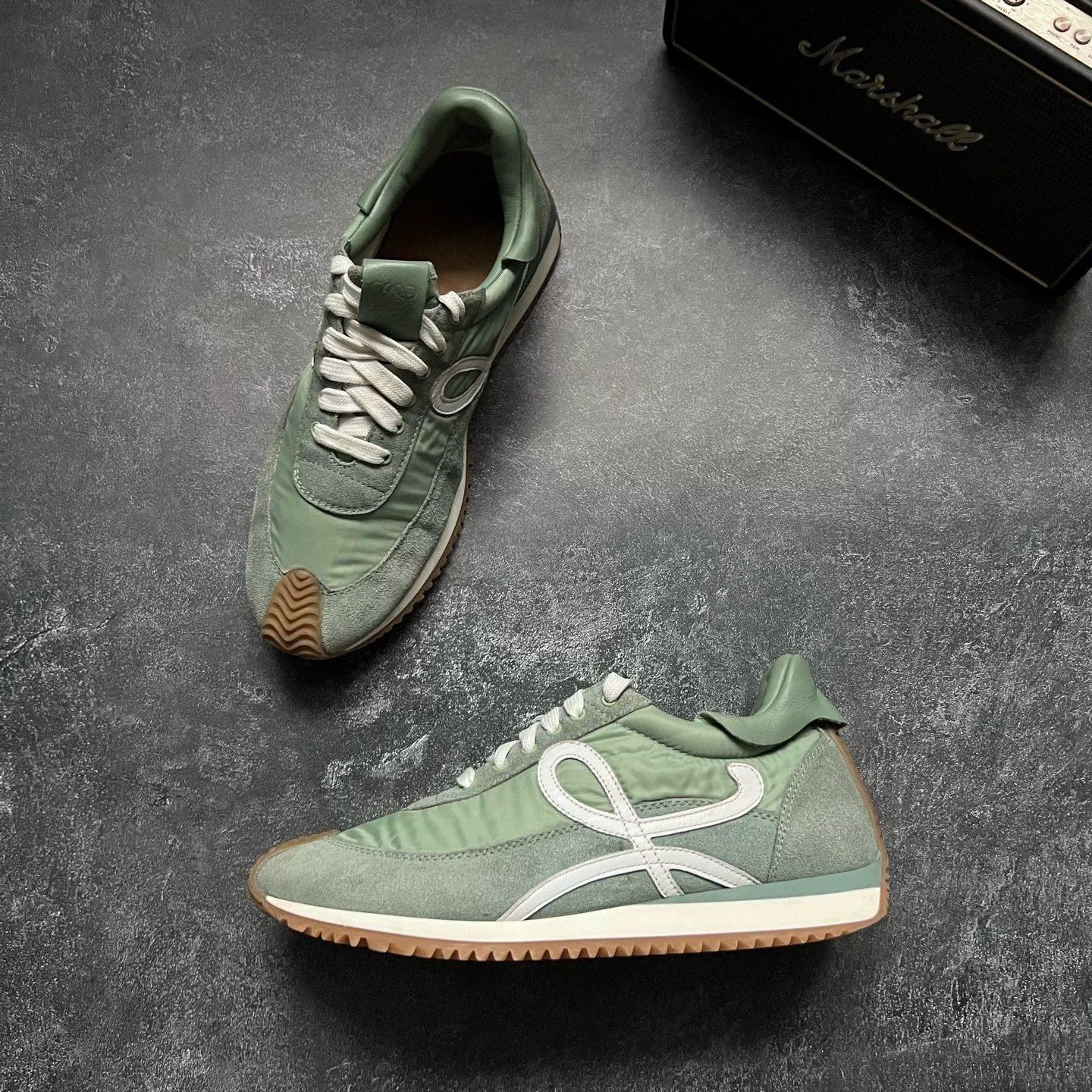 Loewe Loewe Running Green Lowtop Sneakers 39 Men Size US 6.5 / EU 39-40 - 4 Thumbnail